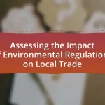 Assessing the Impact of Environmental Regulations on Local Trade
