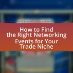 How to Find the Right Networking Events for Your Trade Niche