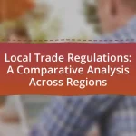 Local Trade Regulations: A Comparative Analysis Across Regions