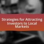 Strategies for Attracting Investors to Local Markets