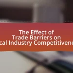 The Effect of Trade Barriers on Local Industry Competitiveness