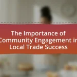 The Importance of Community Engagement in Local Trade Success